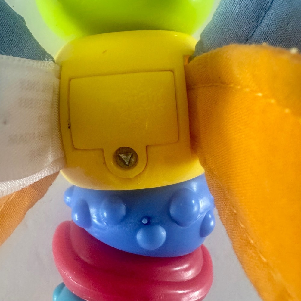 Bright Starts Twisty Bug Dragonfly Butterfly Light Up Music Baby Rattle WORKS - Picture 9 of 16
